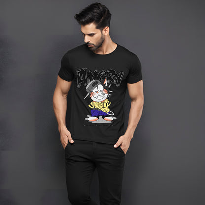 Crew Neck Printed Half Sleeves T-shirt