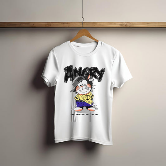 Crew Neck Printed Half Sleeves T-shirt