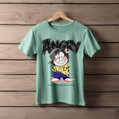 Crew Neck Printed Half Sleeves T-shirt