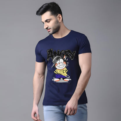 Crew Neck Printed Half Sleeves T-shirt