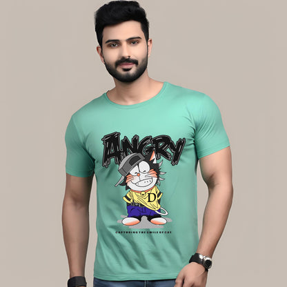 Crew Neck Printed Half Sleeves T-shirt