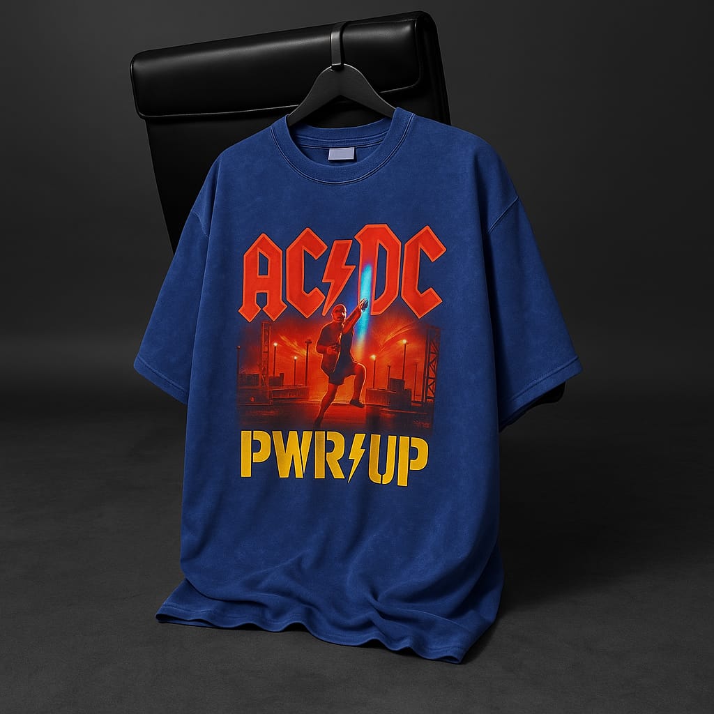 Premium Oversized Unisex T-shirt | 240 GSM French Terry | Blue