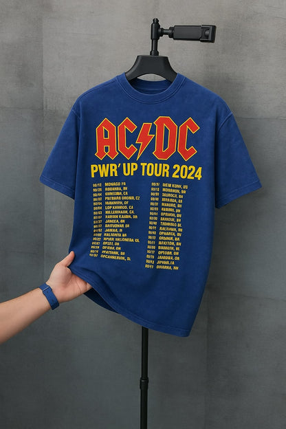 Premium Oversized Unisex T-shirt | 240 GSM French Terry | Blue